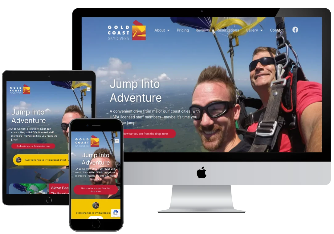 Gold Coast Skydivers website